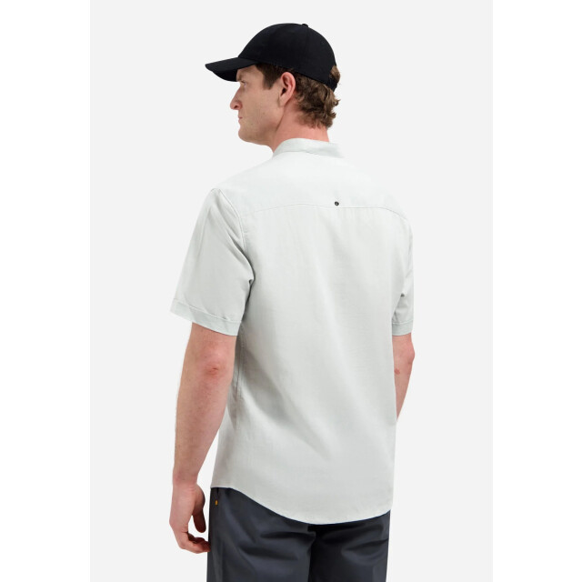 No Excess Shirt short sleeve granddad with li dusty green 31480326SN-159 large