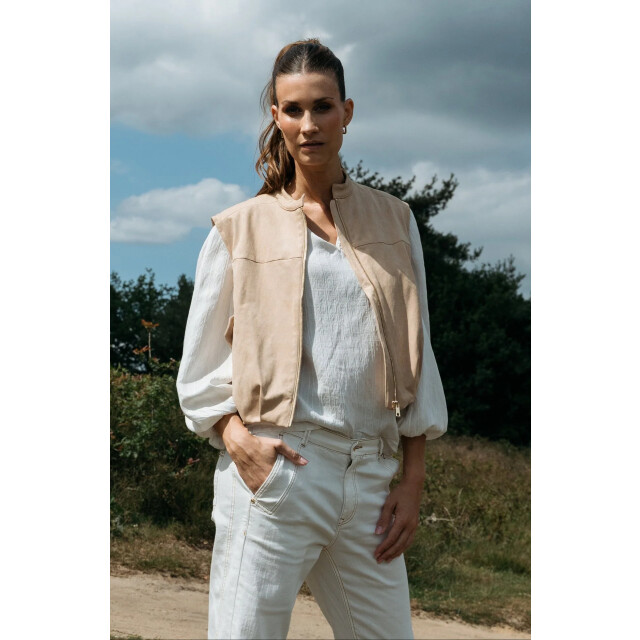 Maicazz Mouranti blouse sandstripe MOURTANI large