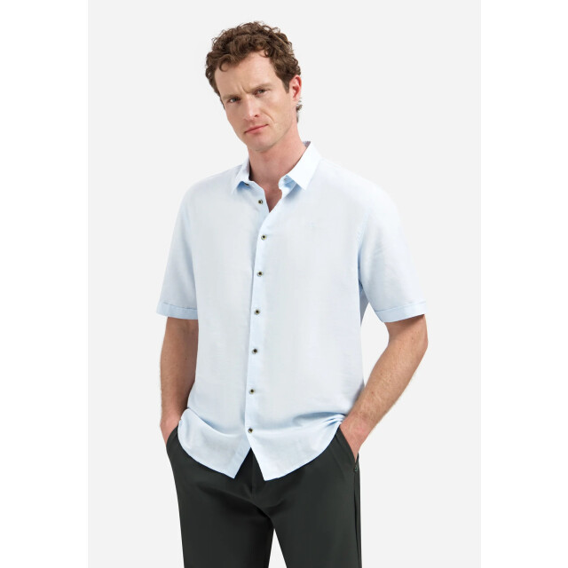 No Excess Heren linnen overhemd 31480321sn 134 sky NoExcess 31480321SN 134Sky large