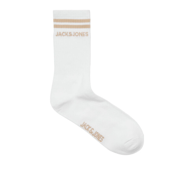 Jack & Jones Heren sokken jacollie statement 3-pack wit 12296242 large