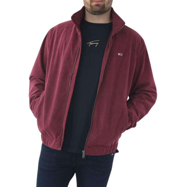 Tommy Hilfiger Polyester heren jas UTNA1501_burgundy large