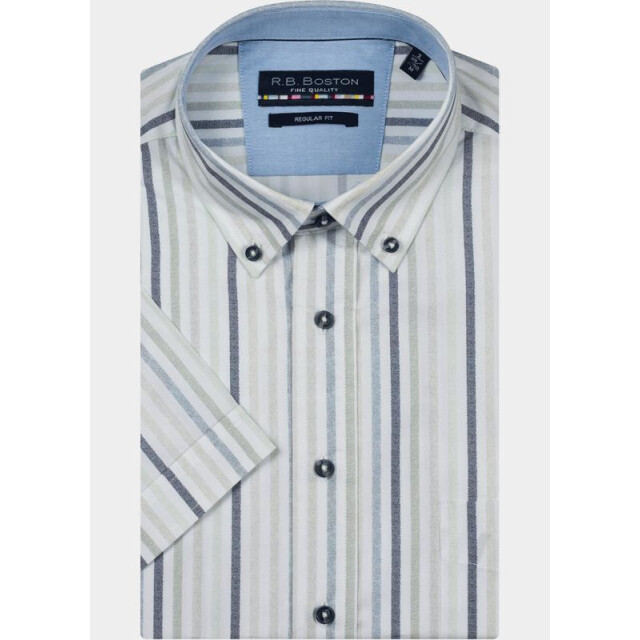 R.B. Boston Overhemd korte mouw heren marshall ss button down 616670/76 207396 large