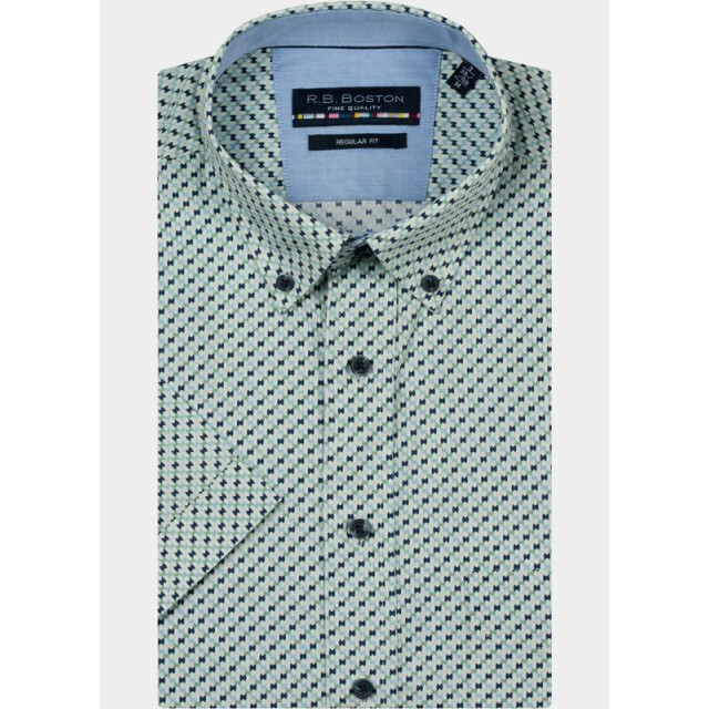 R.B. Boston Overhemd korte mouw heren marshall ss button down 616670/716 207458 large
