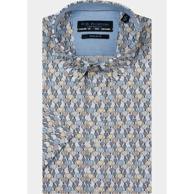 R.B. Boston Overhemd korte mouw heren marshall ss button down 616670/610 207430 large