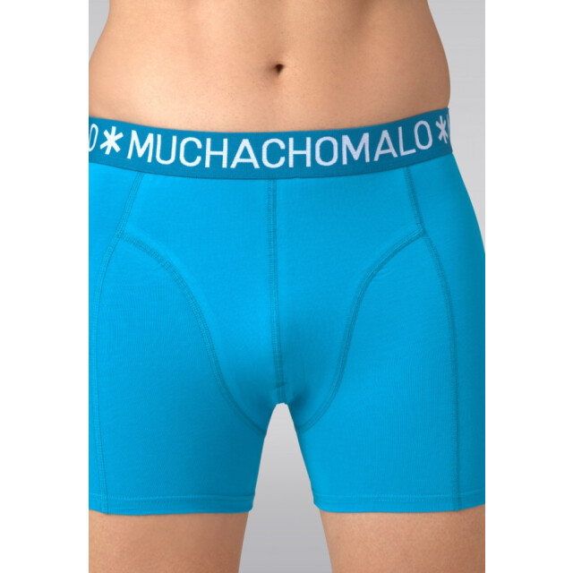 Muchachomalo 5-pack solid1010 blue green print - boxers Blue Green Print/5-Pack Solid1010 large
