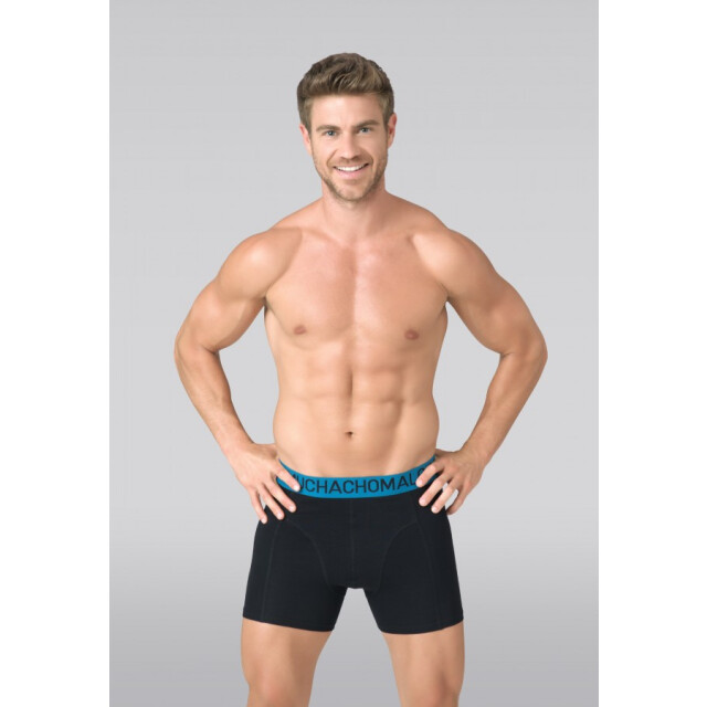 Muchachomalo 5-pack solid1010 black - boxers Black/5-Pack Solid1010 large