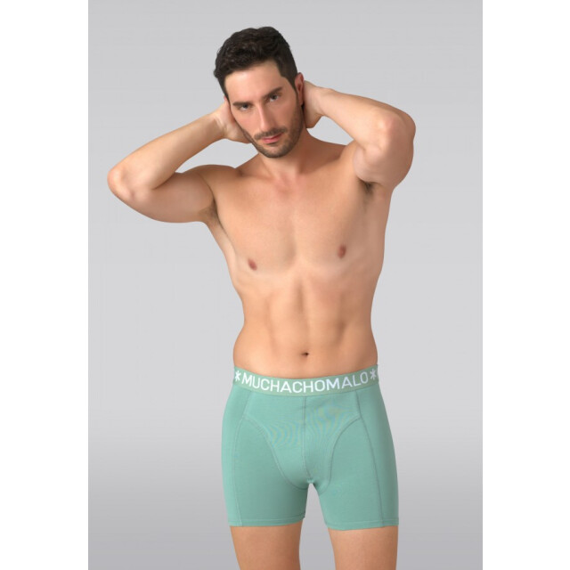 Muchachomalo 5-pack solid1010 blue green print - boxers Blue Green Print/5-Pack Solid1010 large
