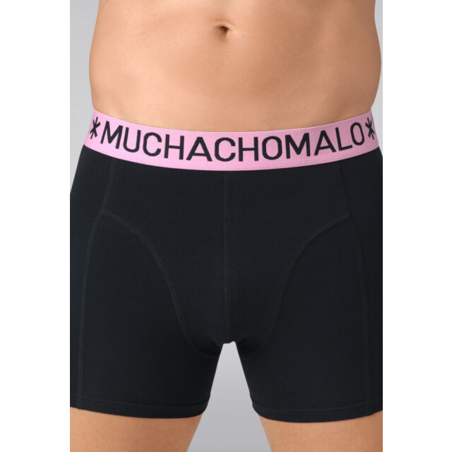 Muchachomalo 5-pack solid1010 black - boxers Black/5-Pack Solid1010 large