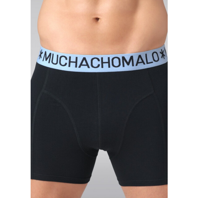 Muchachomalo 5-pack solid1010 black - boxers Black/5-Pack Solid1010 large