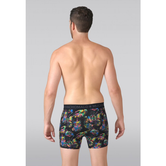 Muchachomalo Artyfarty1010-01 black print boxers Black Print Print/U-ArtyFarty1010-01 large