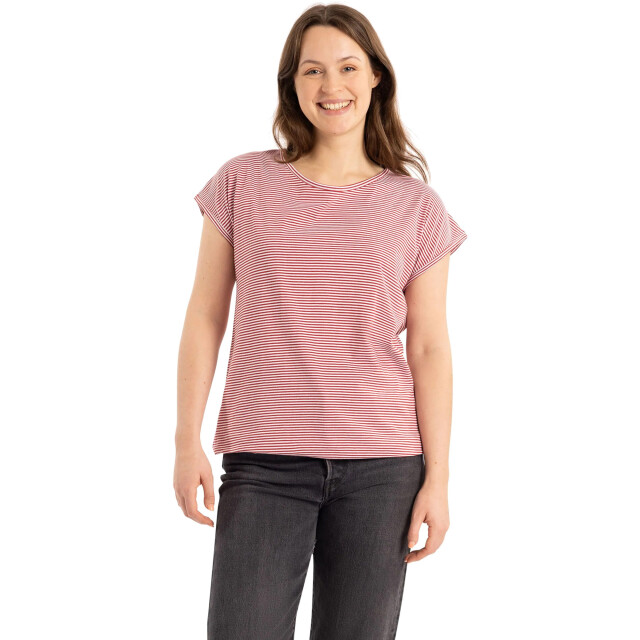 Trespass Dames mirela gestreepte top UTTP7271_claret large