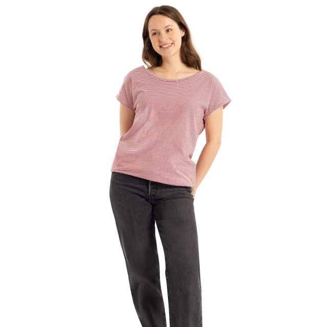 Trespass Dames mirela gestreepte top UTTP7271_claret large