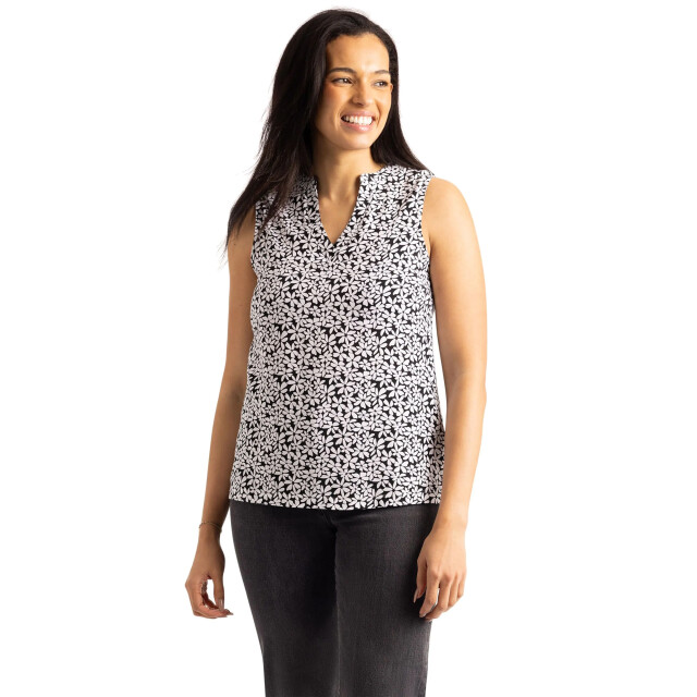 Trespass Dames kaylyn bedrukt vest top UTTP7272_black large