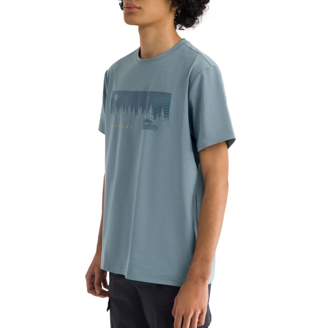 Trespass Heren jacub vrijetijd t-shirt met korte mouwen UTTP7282_pondblue large