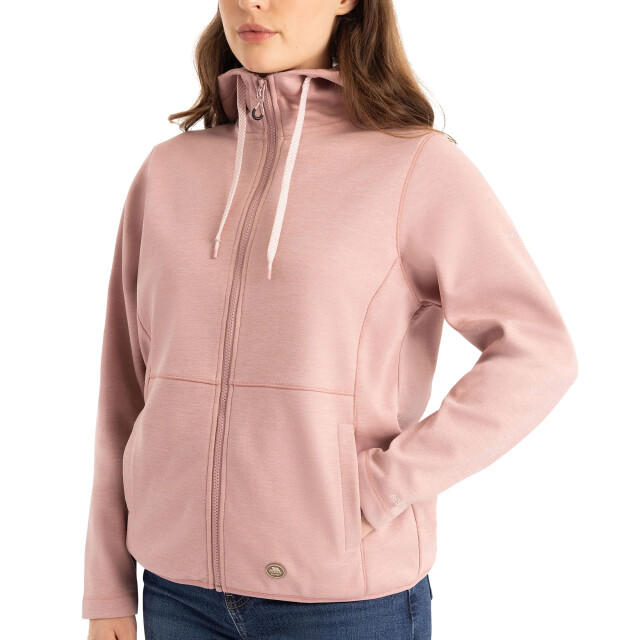 Trespass Dames rosker full zip fleecejack UTTP7287_carnation large