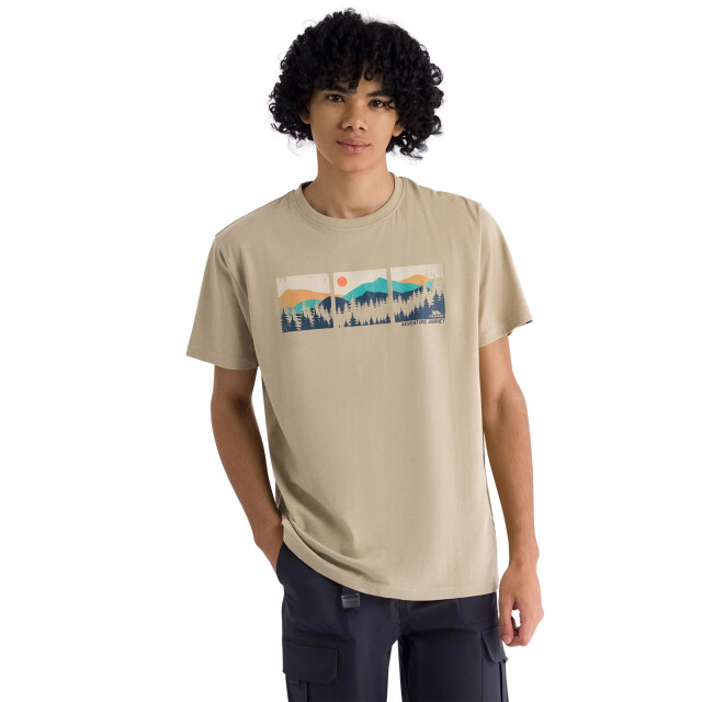 Trespass Heren benny t-shirt UTTP7299_oat large