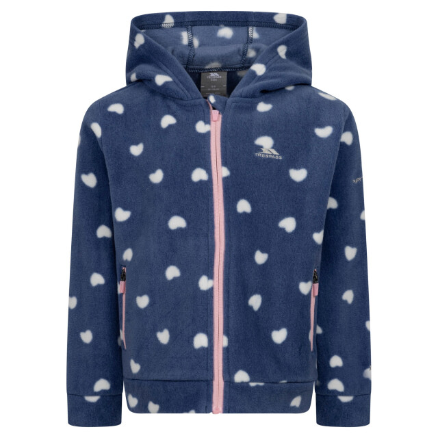 Trespass Meisjes breigh fleece jas UTTP7295_bluestone large