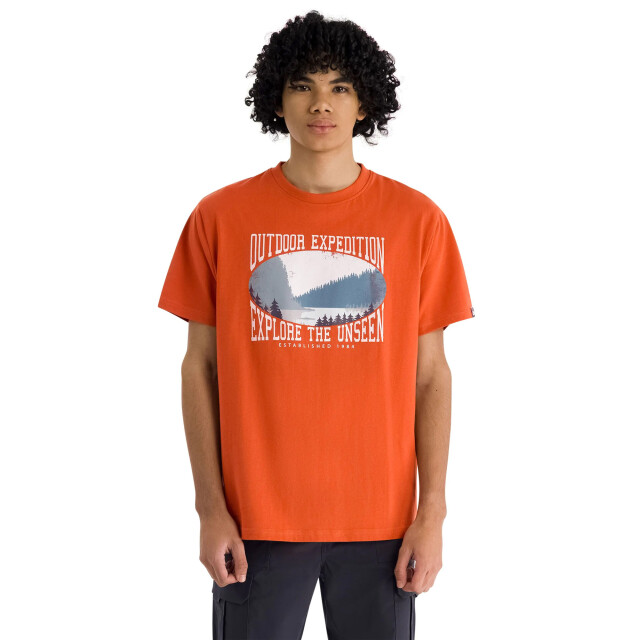 Trespass Heren gallon casual t-shirt UTTP7308_burntorange large