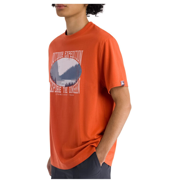 Trespass Heren gallon casual t-shirt UTTP7308_burntorange large