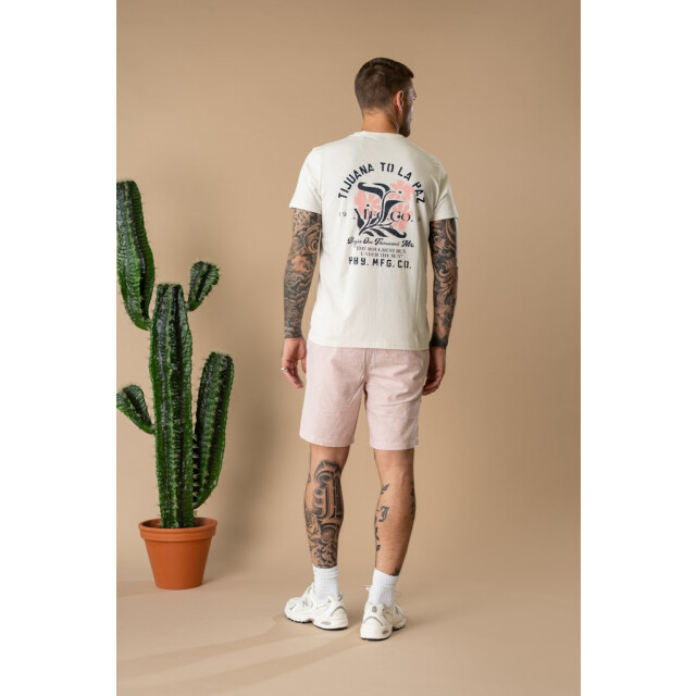 Petrol Industries Men t-shirt ss classic print ecru 5339.03.0048 large