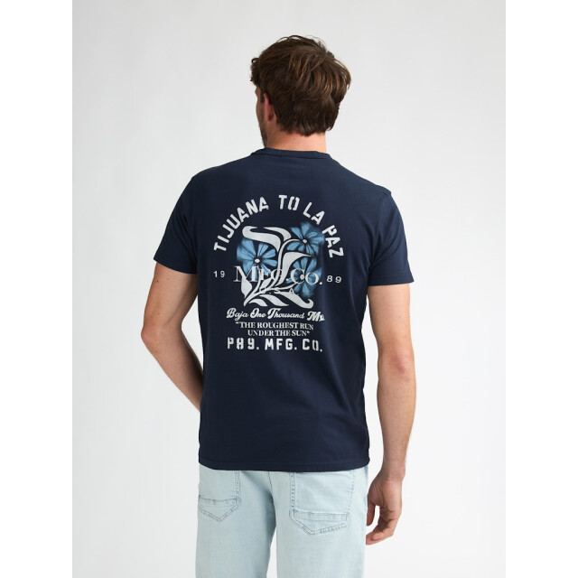 Petrol Industries Men t-shirt ss classic print navy 5339.37.0066 large