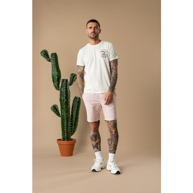 Petrol Industries Men t-shirt ss classic print ecru 5339.03.0048 large