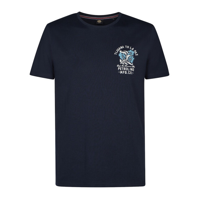 Petrol Industries Men t-shirt ss classic print navy 5339.37.0066 large