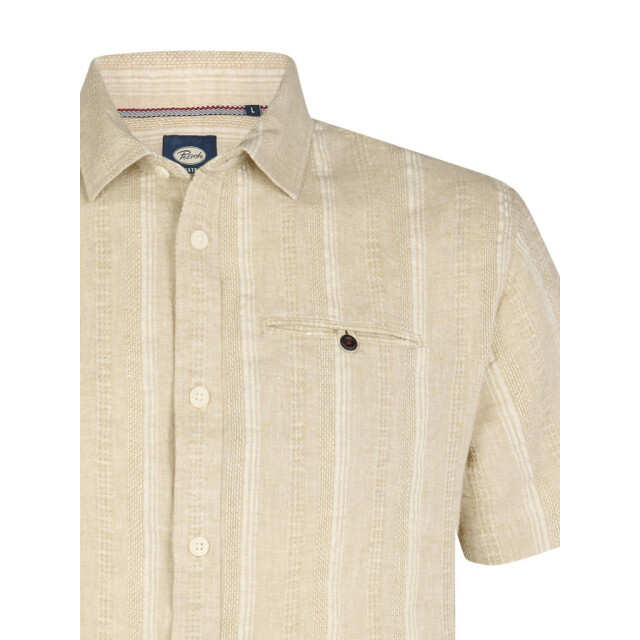 Petrol Industries Men shirt short sleeve uni ecru dessin 5319.08.0029 large