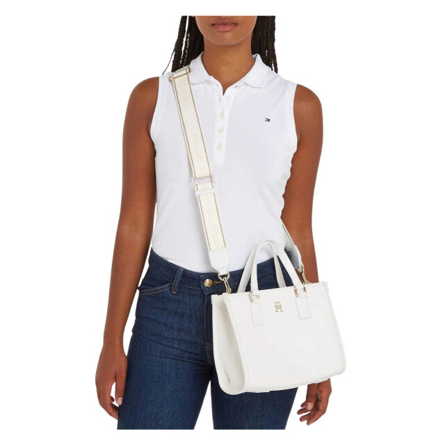 Tommy Hilfiger Dames polyurethaan handtas UTNA1387_white large