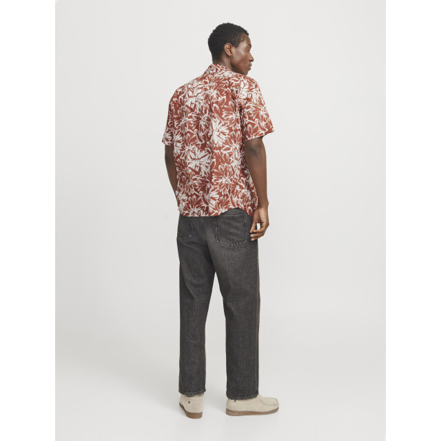 Jack & Jones Jorjoshua split aop shirt ss ln 12271089 large