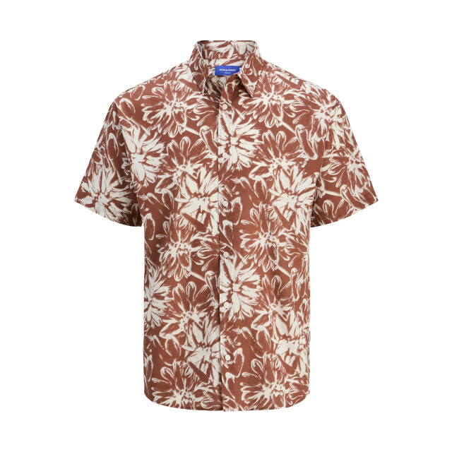 Jack & Jones Jorjoshua split aop shirt ss ln 12271089 large