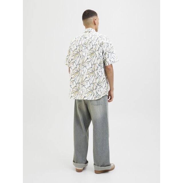 Jack & Jones Jorjoshua split aop shirt ss ln 12271089 large