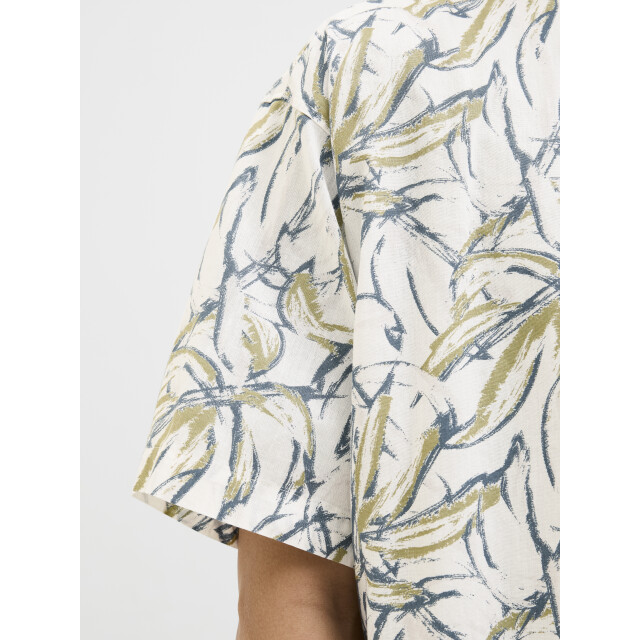 Jack & Jones Jorjoshua split aop shirt ss ln 12271089 large