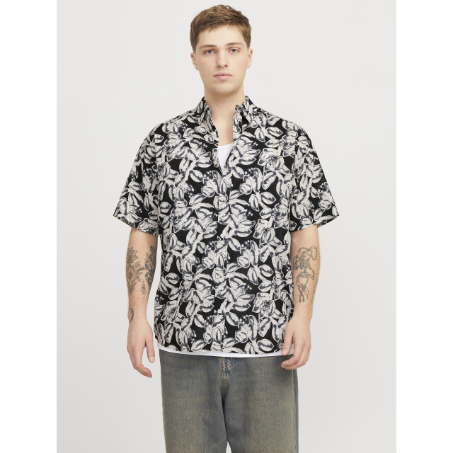 Jack & Jones Jorjoshua split aop shirt ss ln 12271089 large