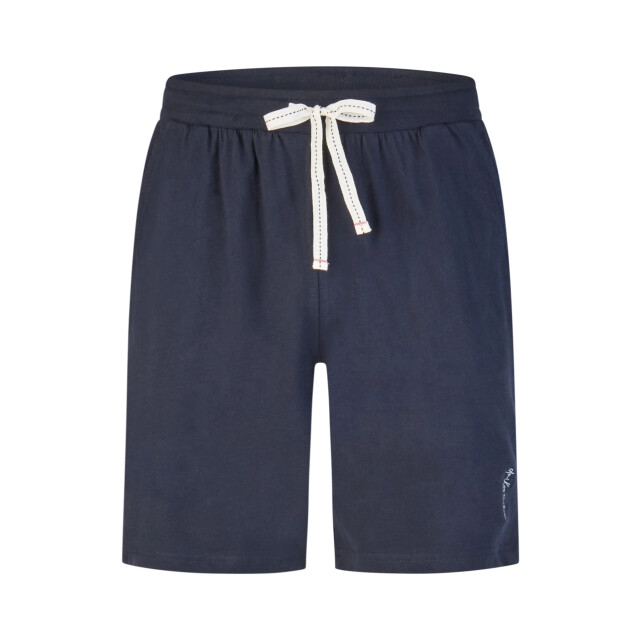 Phil & Co Heren shortama korte pyjama set rood/donkerblauw gestreept PH-6204-02 large