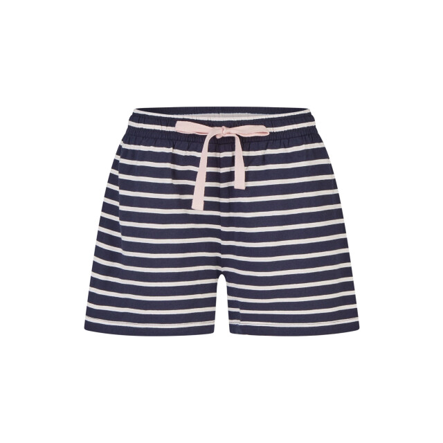 By Louise Dames korte pyjama set shortama roze/donkerblauw BL-6296-02 large