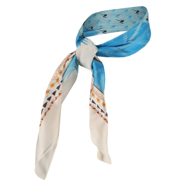 Sarlini Dames bandana neksjaal dun blauw 000421 large