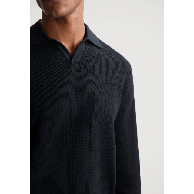 Dstrezzed Ds kostas longsleeve polo 405934-999 large