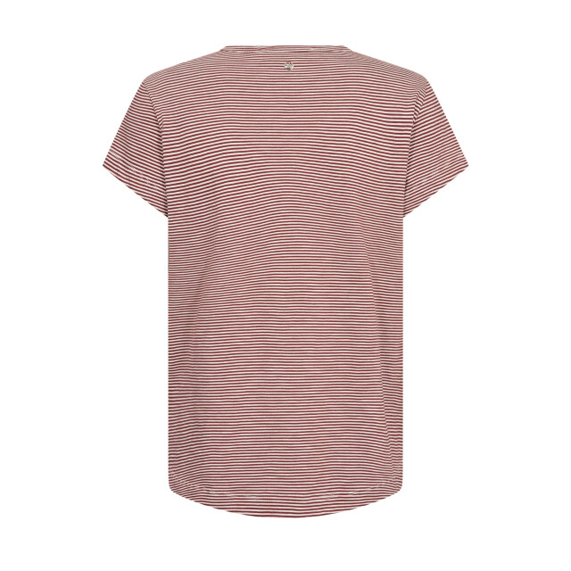 Mos Mosh 178965 272 mosmosh mmcampa o-ss stripe tee cowhide 178965 272 large