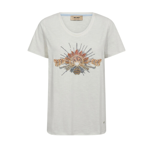 Mos Mosh 180110 180 mosmosh mmtonia o-ss glam tee ecru 180110 180 large