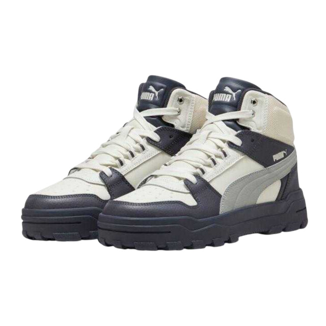 Puma Heren rebound abrupt leren trainers UTPP15211_beigegrey large