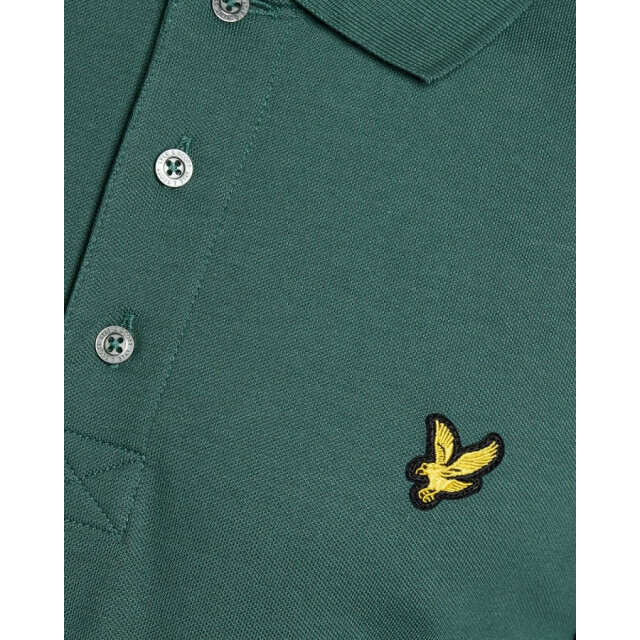 Lyle and Scott Sp400vog - everglade plain polo Everglade W130/SP400VOG Plain Polo Shirt large
