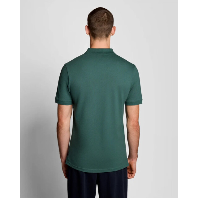 Lyle and Scott Sp400vog - everglade plain polo Everglade W130/SP400VOG Plain Polo Shirt large