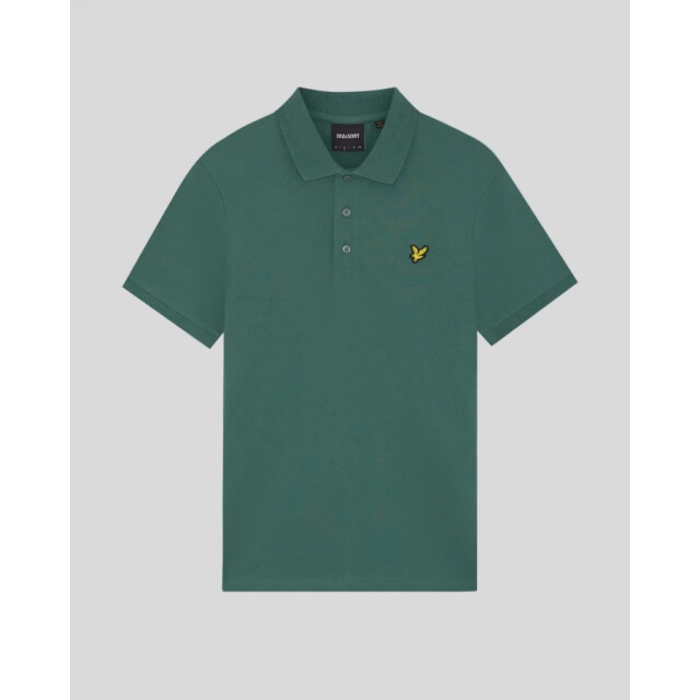 Lyle and Scott Sp400vog - everglade plain polo Everglade W130/SP400VOG Plain Polo Shirt large