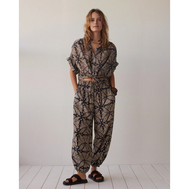 Summum 2s3498-12447 990 blouse ethnic print black 2s3498-12447 990 large