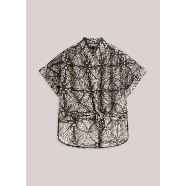 Summum 2s3498-12447 990 blouse ethnic print black 2s3498-12447 990 large