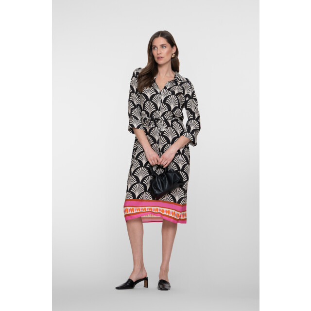 Geisha 67402-20 999 dress black/pink 67402-20 999 large