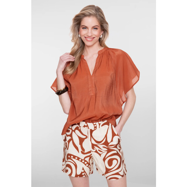 Geisha 63345-45 202 top bat sleeve ginger 63345-45 202 large