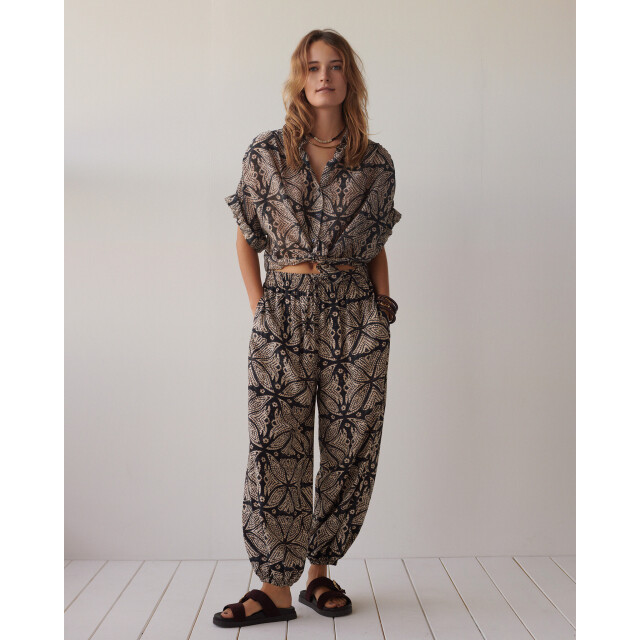 Summum 4s3001-12448 990 trousers ethnic black 4s3001-12448 990 large