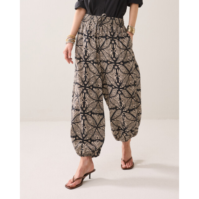Summum 4s3001-12448 990 trousers ethnic black 4s3001-12448 990 large